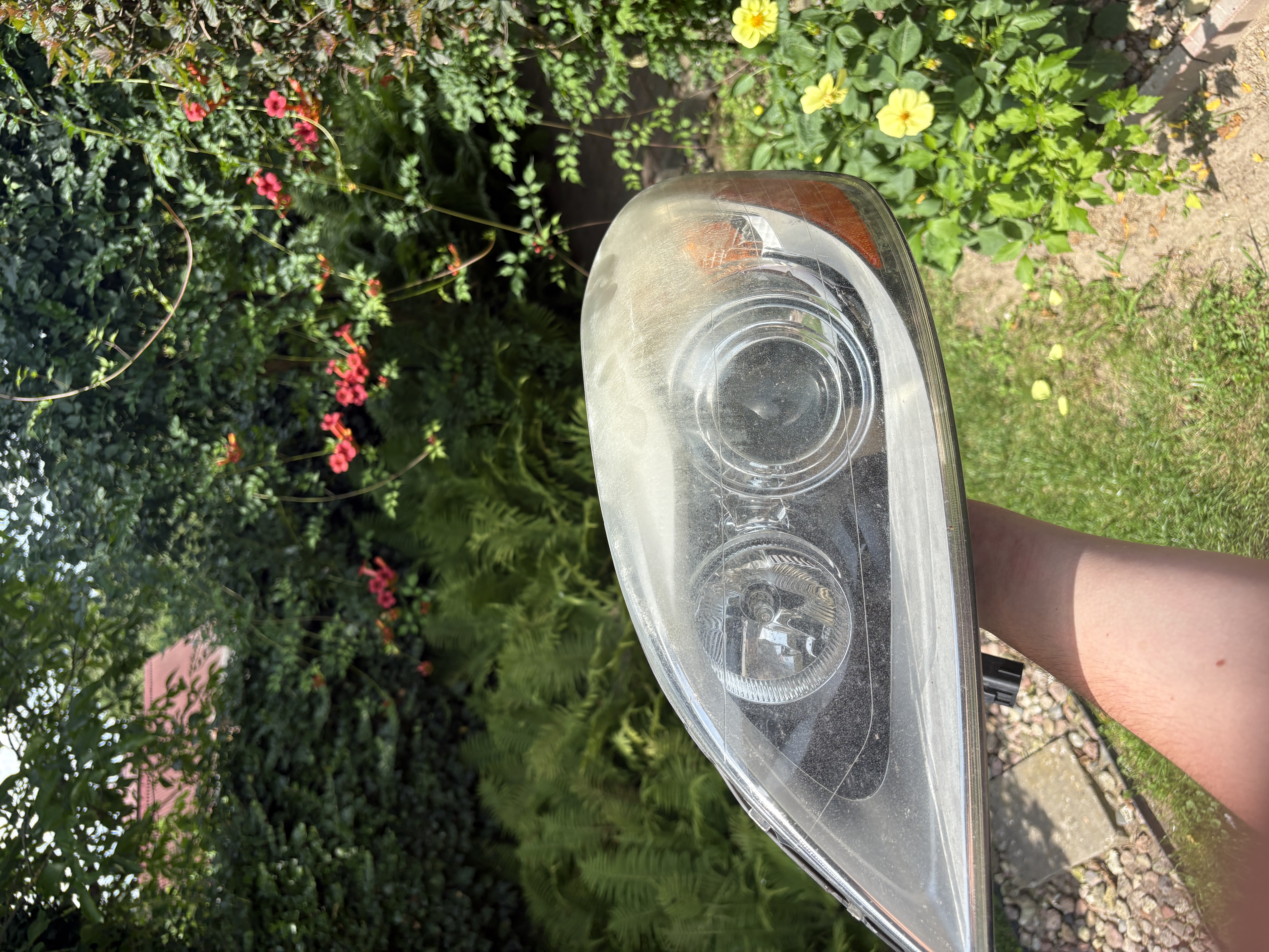 Lampa przed renowacją